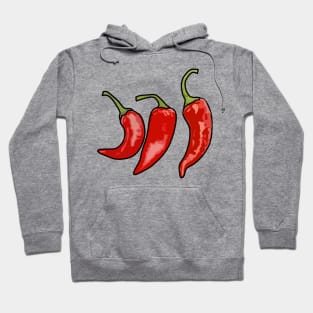 Chilli cartoon illustration Hoodie